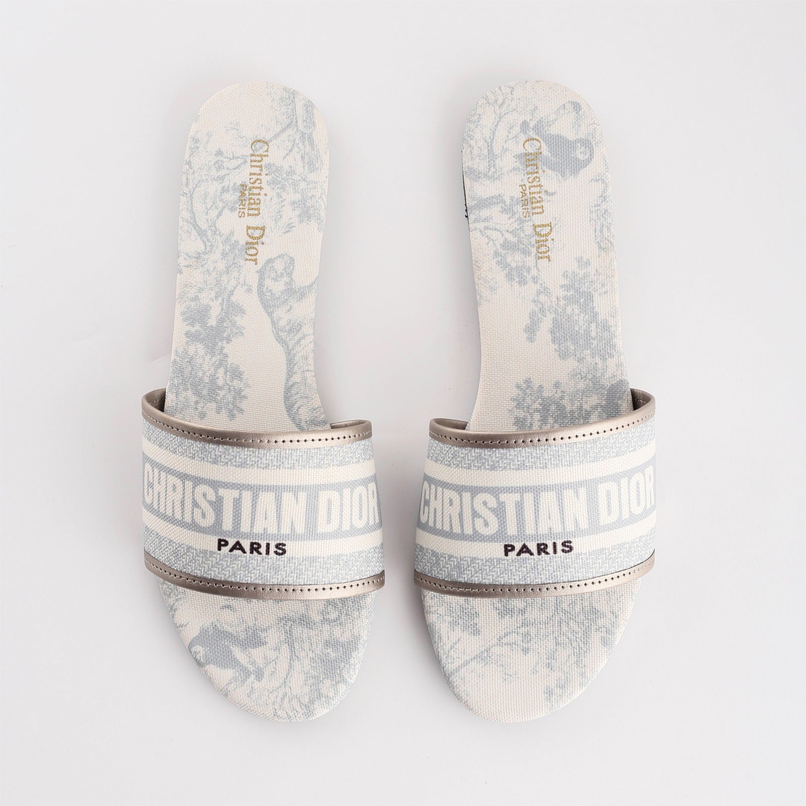 Dior White Flats