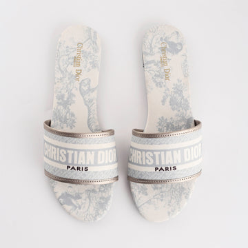 Dior White Flats