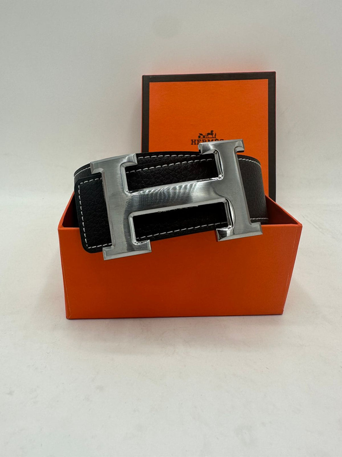 Hermes Belt Silver