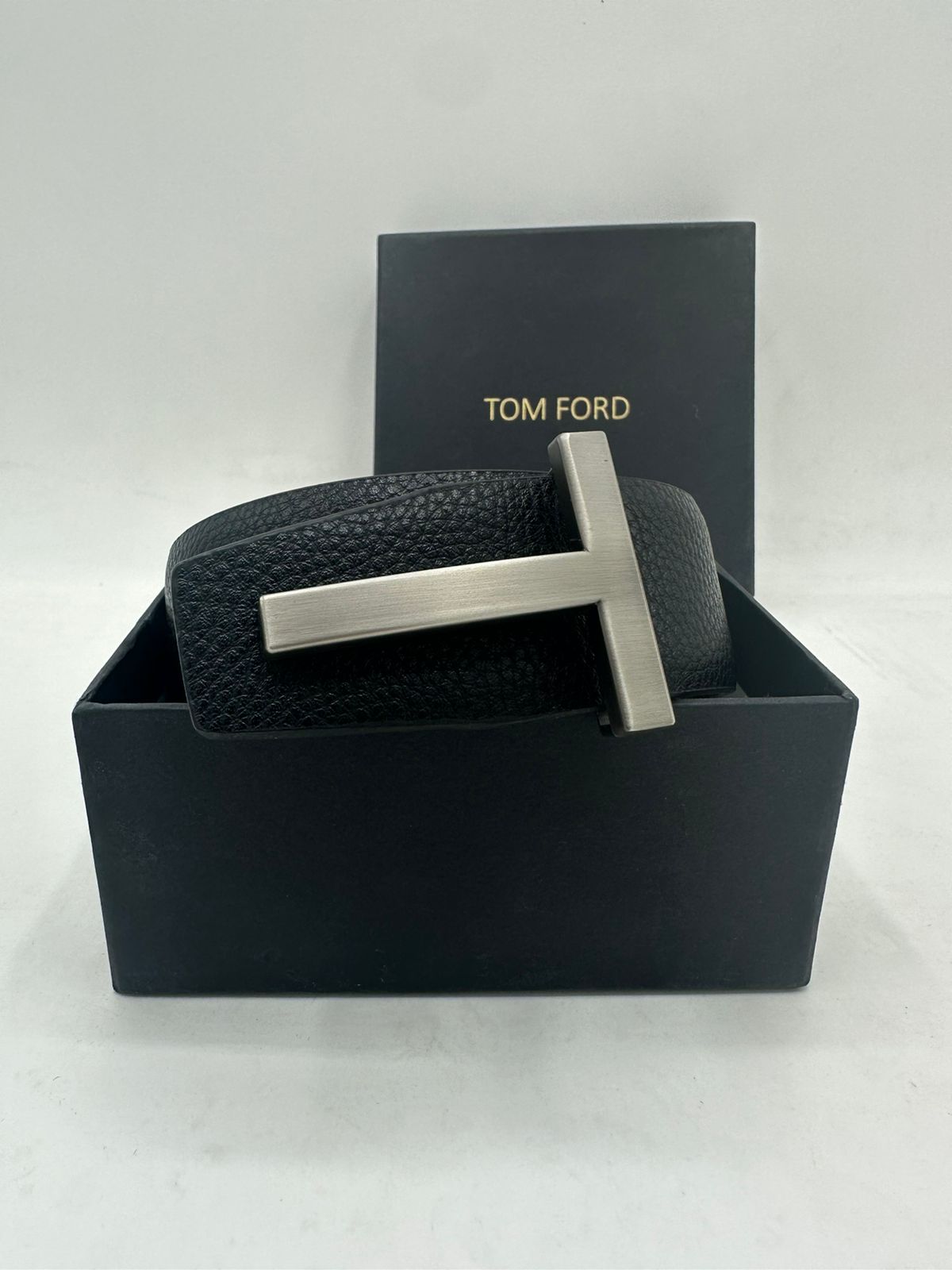 Tom Ford "T" Buckle Silver