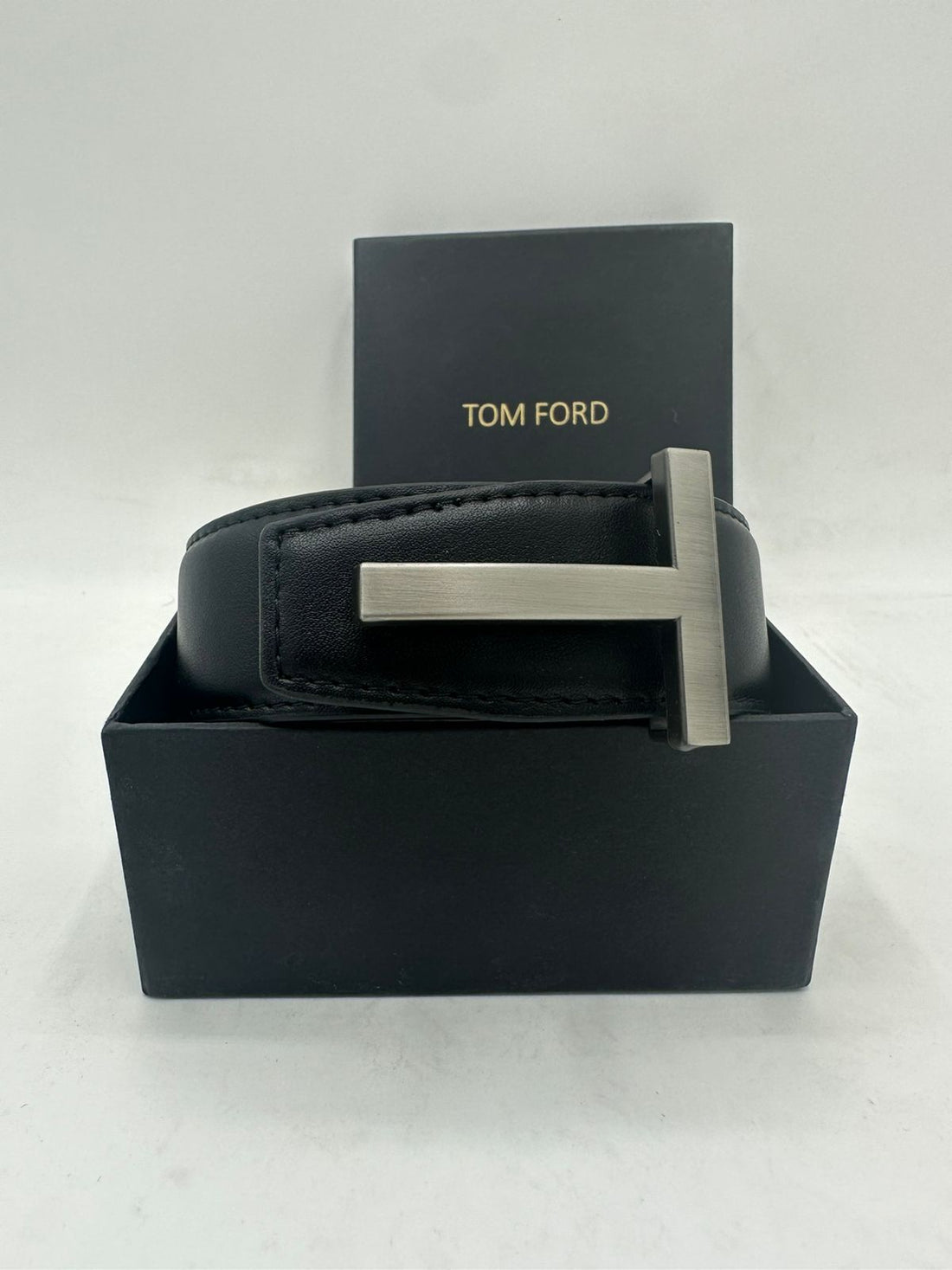Tom Ford "T" Buckle Silver