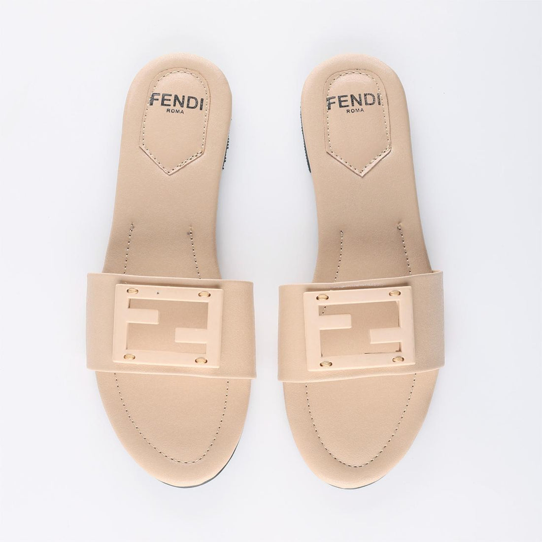 Fendi Flat Skin Top sandals