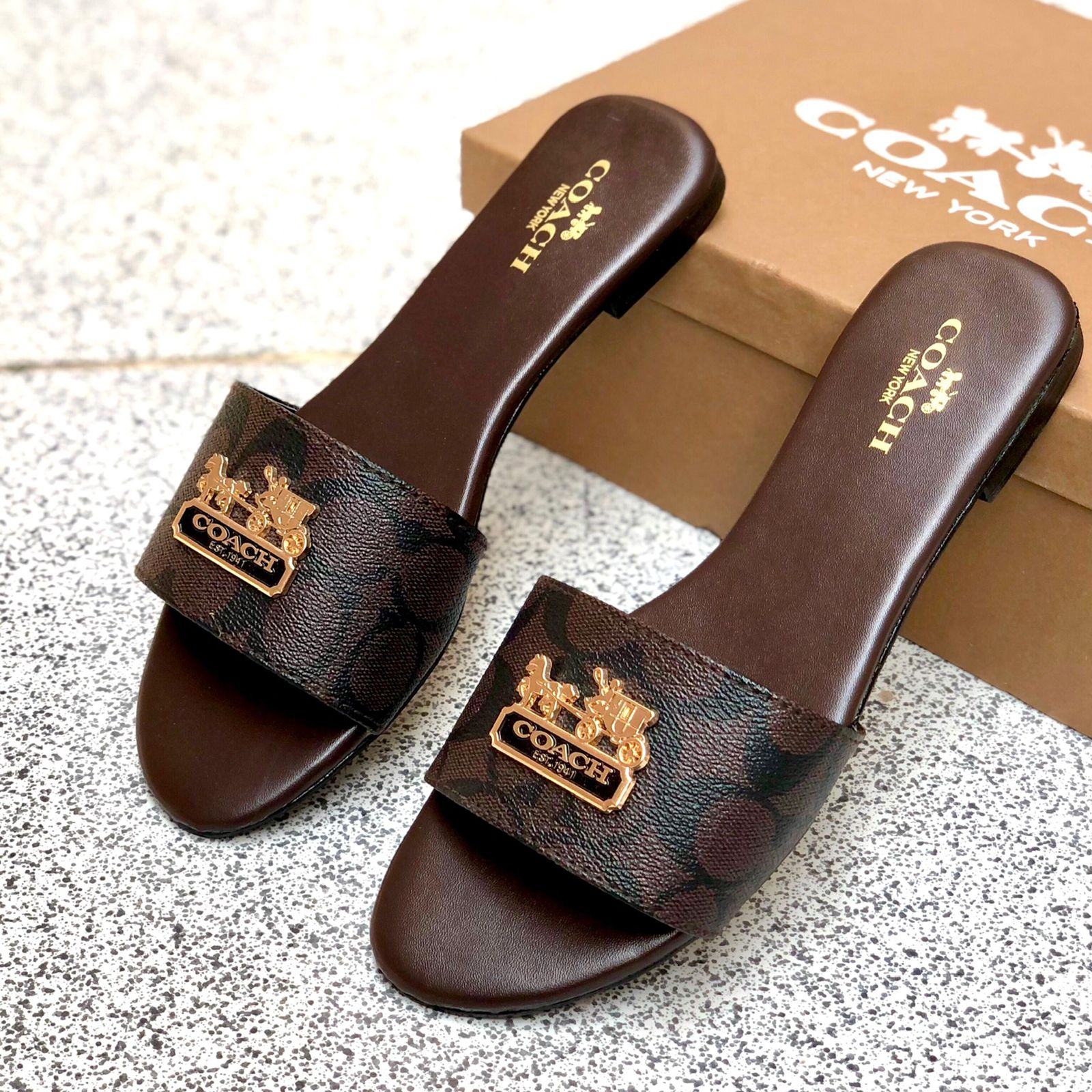 Coach Slippers