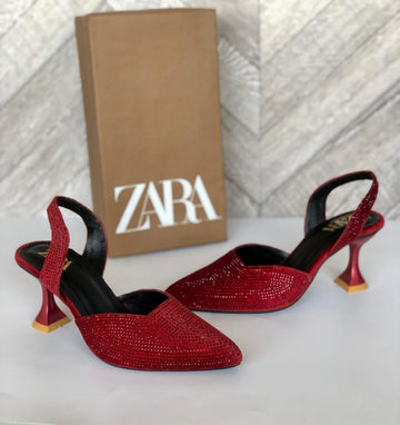 ZARA Stone  Heels