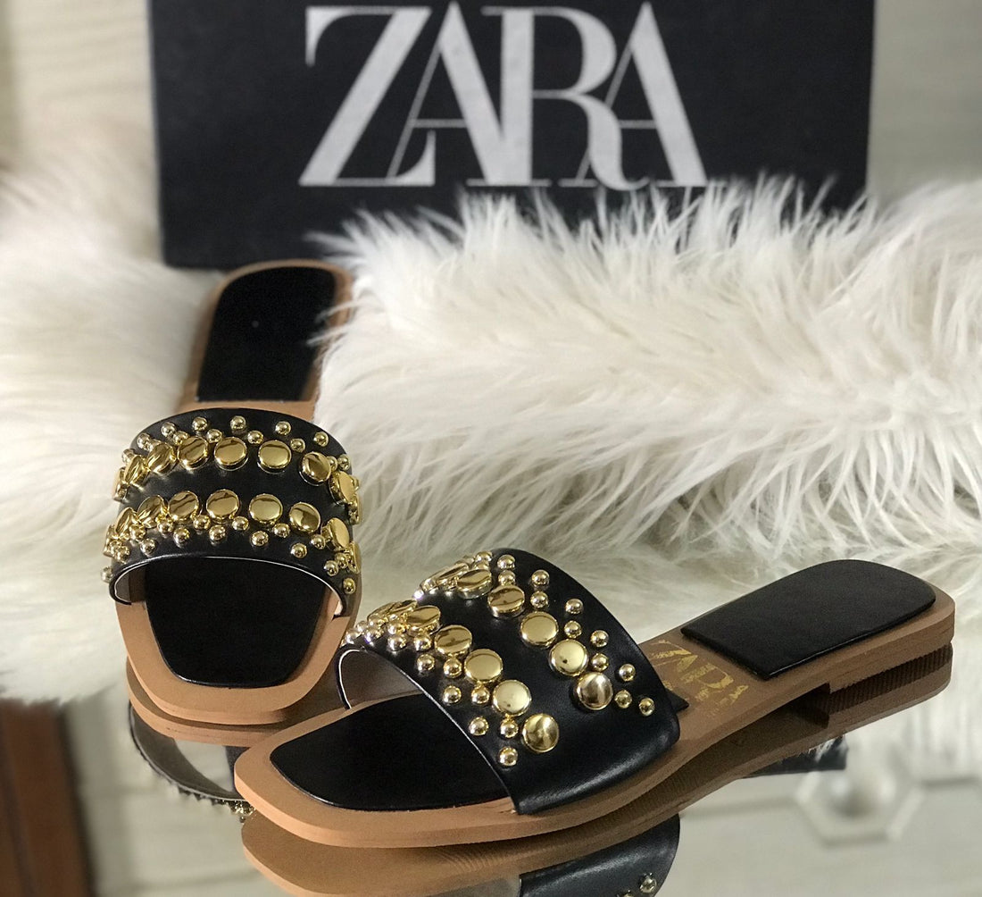 ZARA flat sandals