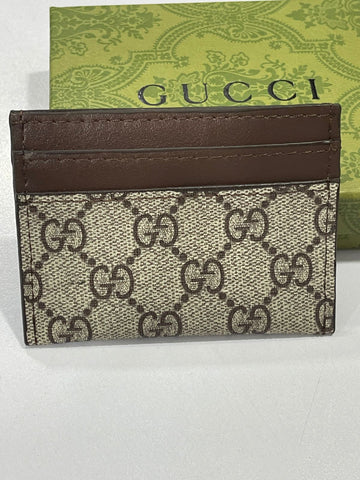 Gucci Supreme Canvas Card Holder