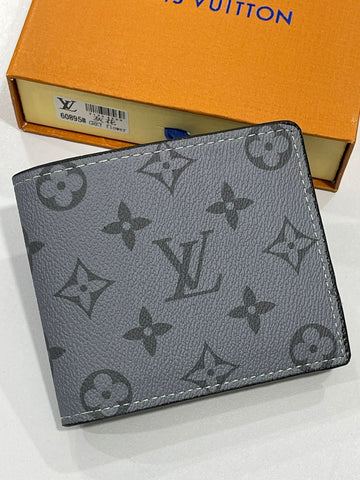 Louis Vuitton grey Bifold wallets