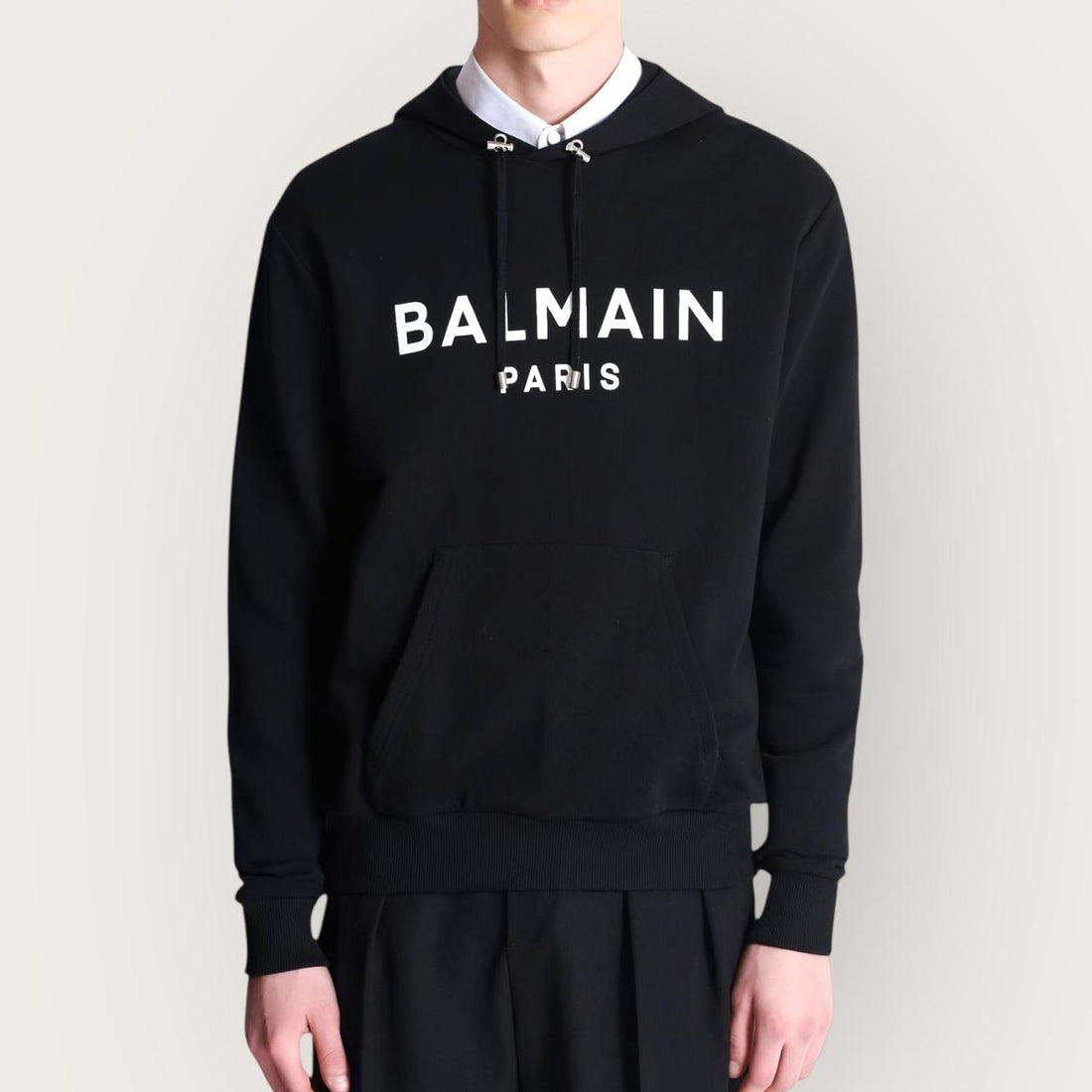 BALMAIN Black Hoodie