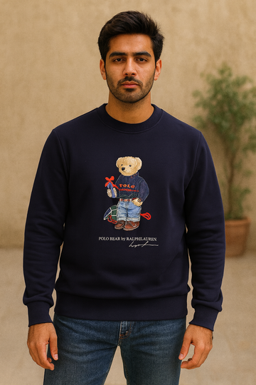 RL Bear Navy Sweatshirt