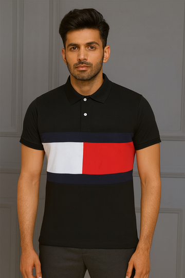 TH polo Black