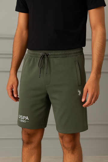 USPA Olive Green Shorts