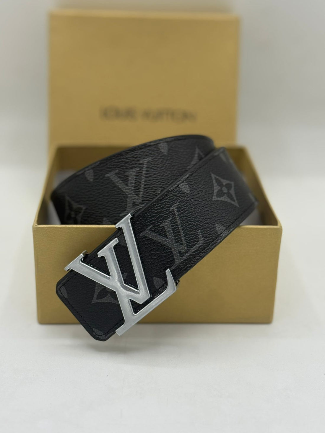 Louis Vuitton Reversible Silver Belt