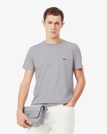 Lacoste Logo Crew Neck Heater grey