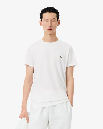 Lacoste Logo Crew Neck White