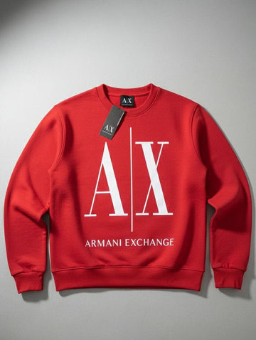 AIX Big Logo Sweatshirt Red
