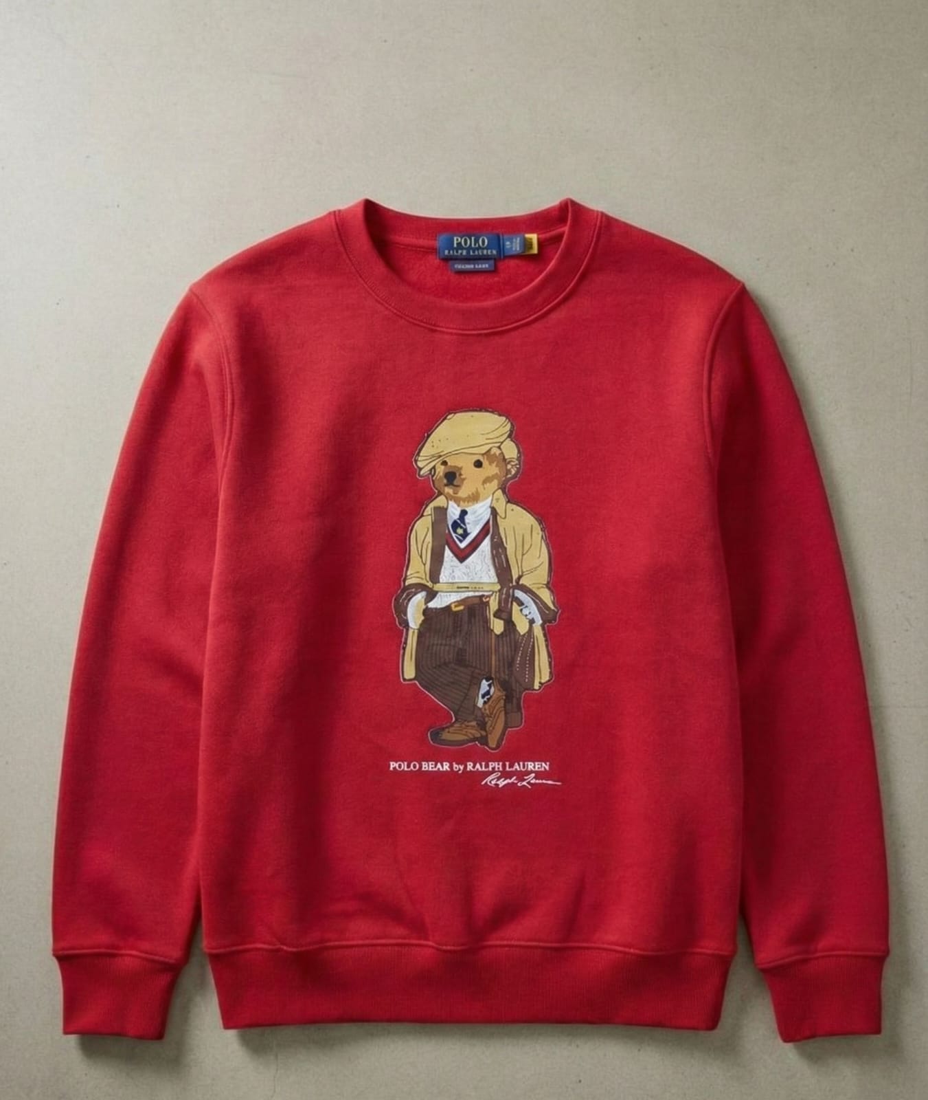 RL Bear Sweatshirt Red