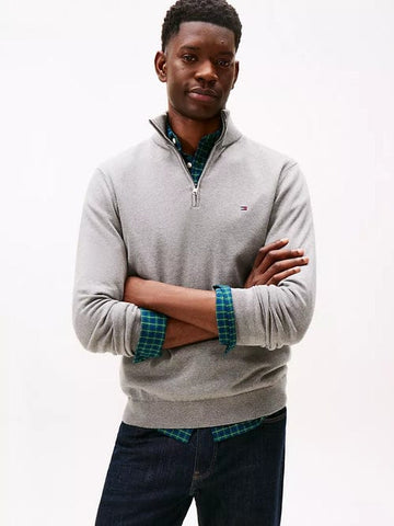 TH Quarter-Zip Sweatshirt Grey