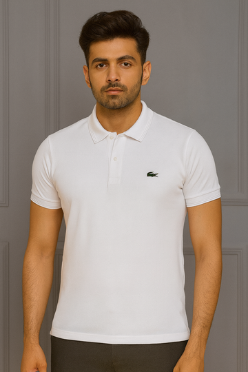 Lacoste White polo